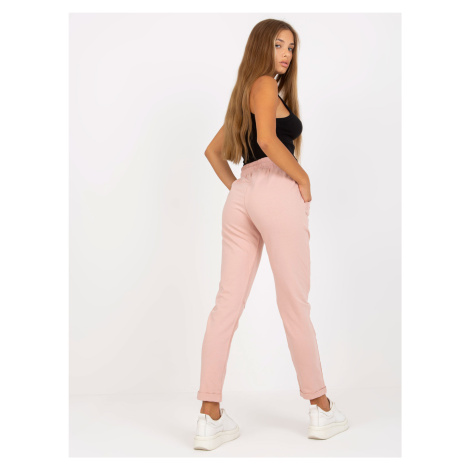 Basic dusty pink Aprilia sweatpants with pockets