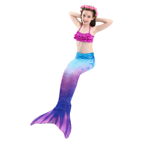 Kostým a plavky morská panna MASTER Siréna - 130 cm
