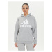 Adidas Mikina Essentials Logo IM0215 Sivá Loose Fit