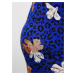 Tmavomodré tehotenské šaty s leopardím vzorom Mama.licious Cilja