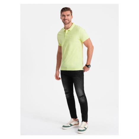 Ombre Men's pique knit polo shirt