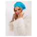 Women's turquoise winter beret