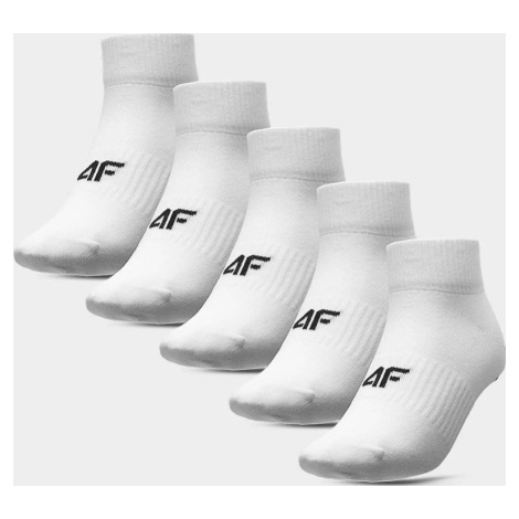 Dámske ponožky 4F 4FAW22USOCF076 biele Bílá 39-42