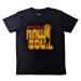 James Brown tričko Raw Soul Čierna