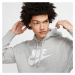 Nike Sportswear Mikina 'Club Fleece'  sivá / biela