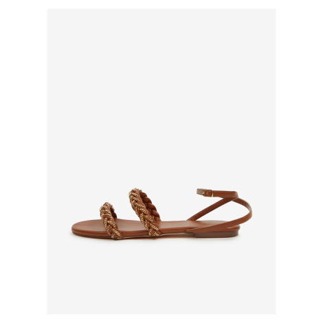 Hnedé dámske sandále ORSAY