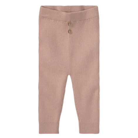 lupilu® Dievčenské pletené nohavice pre bábätká BIO (rosé)