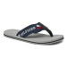 Tommy Hilfiger Žabky Corporate Monotype Beach Sandal FM0FM04913 Strieborná