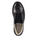 Vasky Brogue Black - Pánske kožené členkové topánky čierne, ručná výroba jesenné / zimné topánky