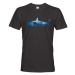 Pánske tričko so žralokom - kvalitná tlač a rýchle dodanie