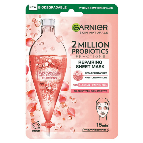 Garnier Skin Naturals textilná maska s probiotickými frakciami 22 g