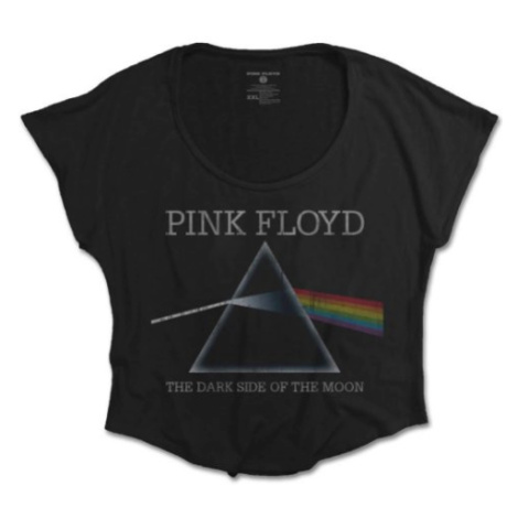 Pink Floyd tričko Dark Side of The Moon Refract Čierna