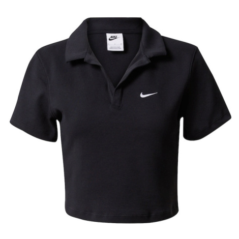 Nike Sportswear Tričko  čierna / biela