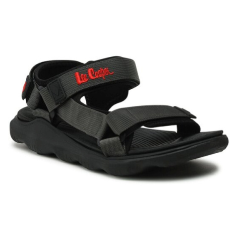 Lee Cooper Sandále LCW-23-34-1697M Čierna