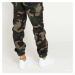 Kalhoty Urban Classics Ladies High Waist Camo Cargo Pants Camo Green