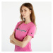 Champion Crewneck T-Shirt tmavě růžové