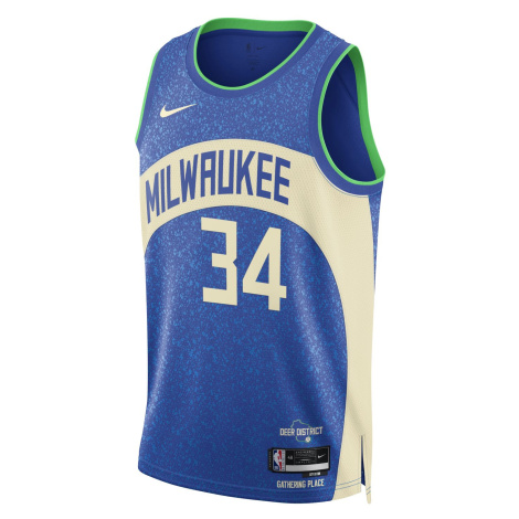 Nike Dri-FIT NBA Milwaukee Bucks Giannis Antetokounmpo City Edition 23/24 Swingman Jersey - Páns