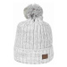 Finmark Zimná čiapka Zimná pletená čiapka, sivá, veľkosť