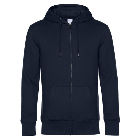 B&amp;C Unisex mikina na zips WU03K Navy Blue B&C