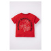 DEFACTO Baby Boy Patterned Short Sleeve T-Shirt