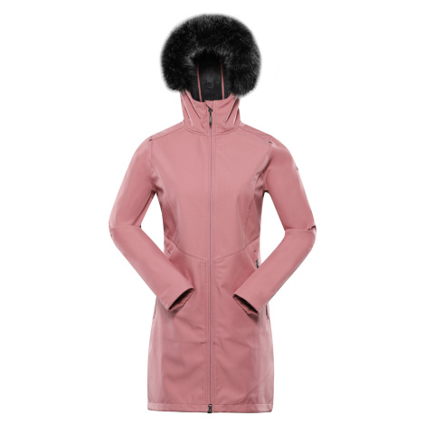 Alpine Pro Ibora Dámsky softshellový kabát LCTB208 dusty rose