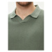 Jack&Jones Polokošeľa Linen 12252748 Zelená Regular Fit