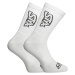 Ponožky Styx vysoké sivé s čiernym logom (HV1062) L