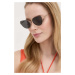 Slnečné okuliare Burberry HARPER dámske, čierna farba, 0BE3144