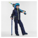 Detské lyžiarske nohavice PNF 900 hrejivé a nepremokavé tmavomodré