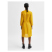 Žlté dámske bodkované šaty so zaväzovaním Selected Femme Damina
