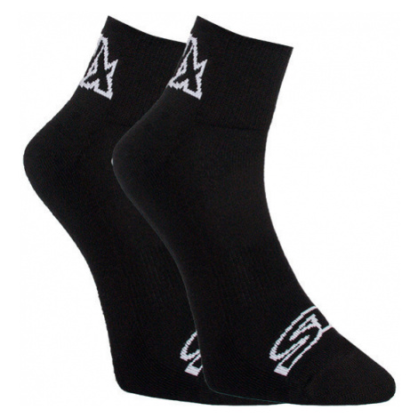 Ponožky Styx členkové čierne s bielym logom (HK960) L