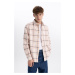 DEFACTO Relax Fit Checkered Lumberjack Long Sleeve Shirt