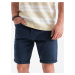 Ombre Men's CHINO shorts - dark blue