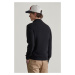 SVETER GANT SUPERFINE LAMBSWOOL HALF ZIP BLACK