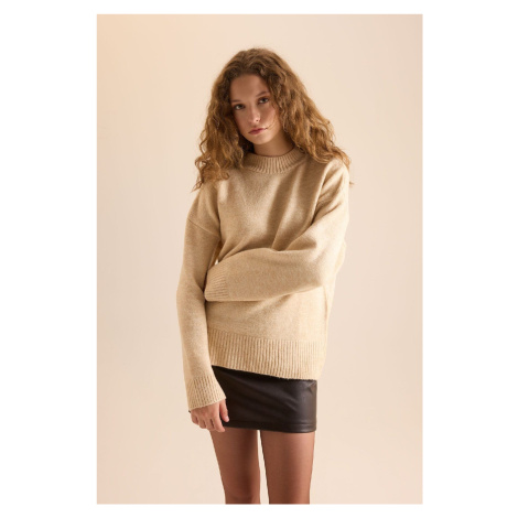 DEFACTO Oversize Fit Wide Fit Half Turtleneck Knitwear Sweater