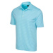 GREGNORMAN PROTEK ML75 STRIPE POLO Pánske golfové polo tričko, tyrkysová, veľkosť