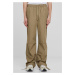 Men's wide poplin trousers - khaki