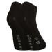 7PACK ponožky Gino bambusové čierne (82005) XL