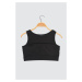 Trendyol Black Supported Cut Out Sports Bra