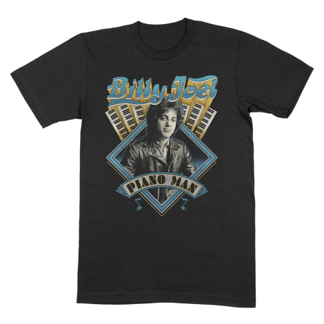 Billy Joel tričko Piano Man Čierna