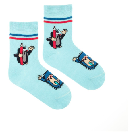 Detské ponožky Krtek s pastelkou Fusakle