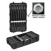 Odolný vodotesný kufor na 12 pušiek 10840 Explorer Cases® / s penou – Čierna