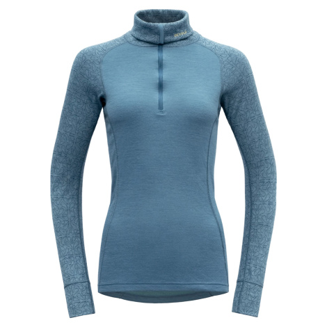 Devold Duo Active Merino 205 Zip Neck Woman Moon Termoprádlo