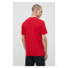 Bavlnené tričko Rossignol červená farba, s potlačou, RLKMY04