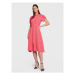 Closet London Každodenné šaty D8471 Ružová Regular Fit