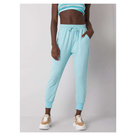 Light blue women's cotton pants