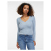 Orsay Light Blue Women's Ribbed Sweater - Women