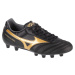 ČIERNO-ZLATÉ KOŽENÉ KOPAČKY MIZUNO MORELIA II PRO FG P1GA231350