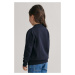 SVETER GANT SHIELD COTTON ZIP CARDIGAN EVENING BLUE