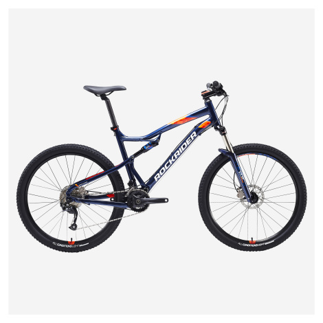 Celoodpružený horský bicykel ST 540 S 27,5" modro-oranžový ROCKRIDER